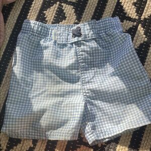 Blue Gingham Swim Shorts Trunks 3T 🥂